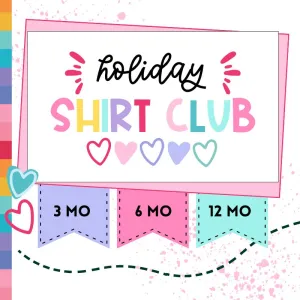 0020 - DESIGN OF THE MONTH SHIRT CLUB - HOLIDAY EDITION