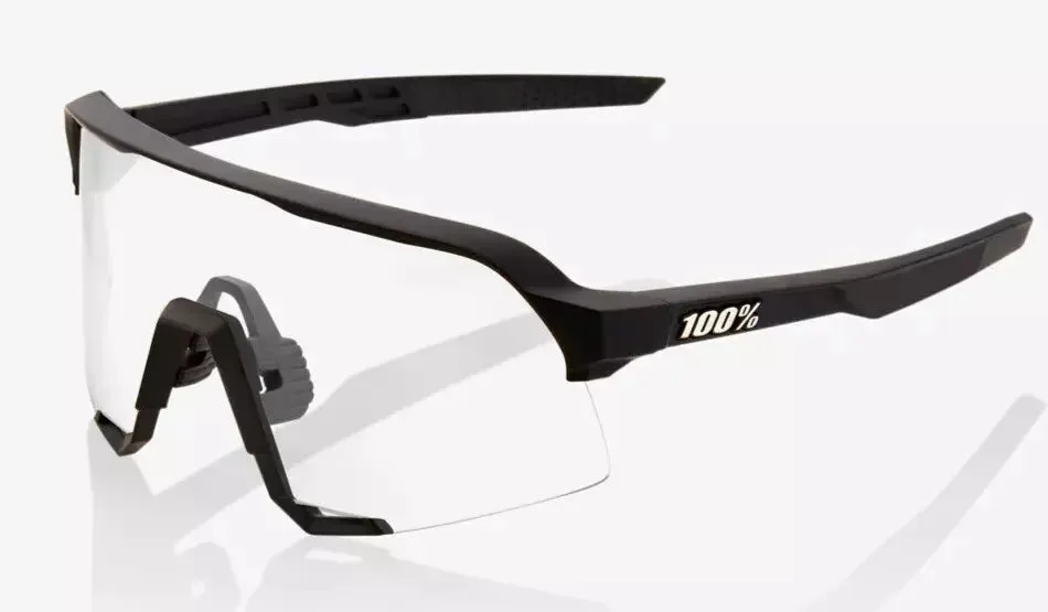 100% S3 Soft Tact Black Cycling Glasses - Soft Gold Mirror Lens
