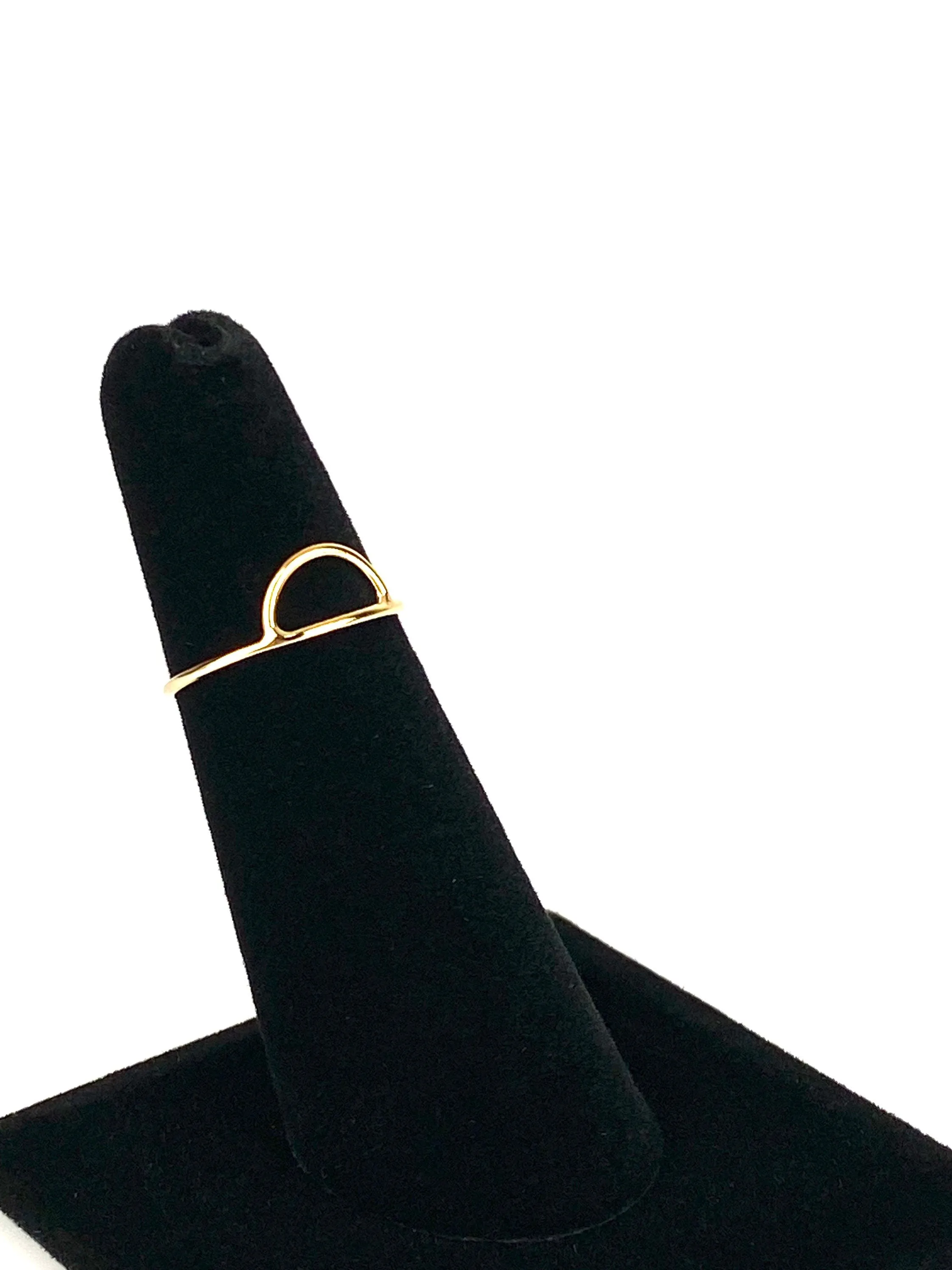 14K Gold Fill 5mm Single Arch Ring