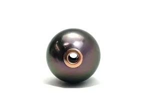 14k Gold Rose, 2.0mm OD Light Bead Grommet 1.5mm Hole, 14k Rose Gold. Made in USA. #5660