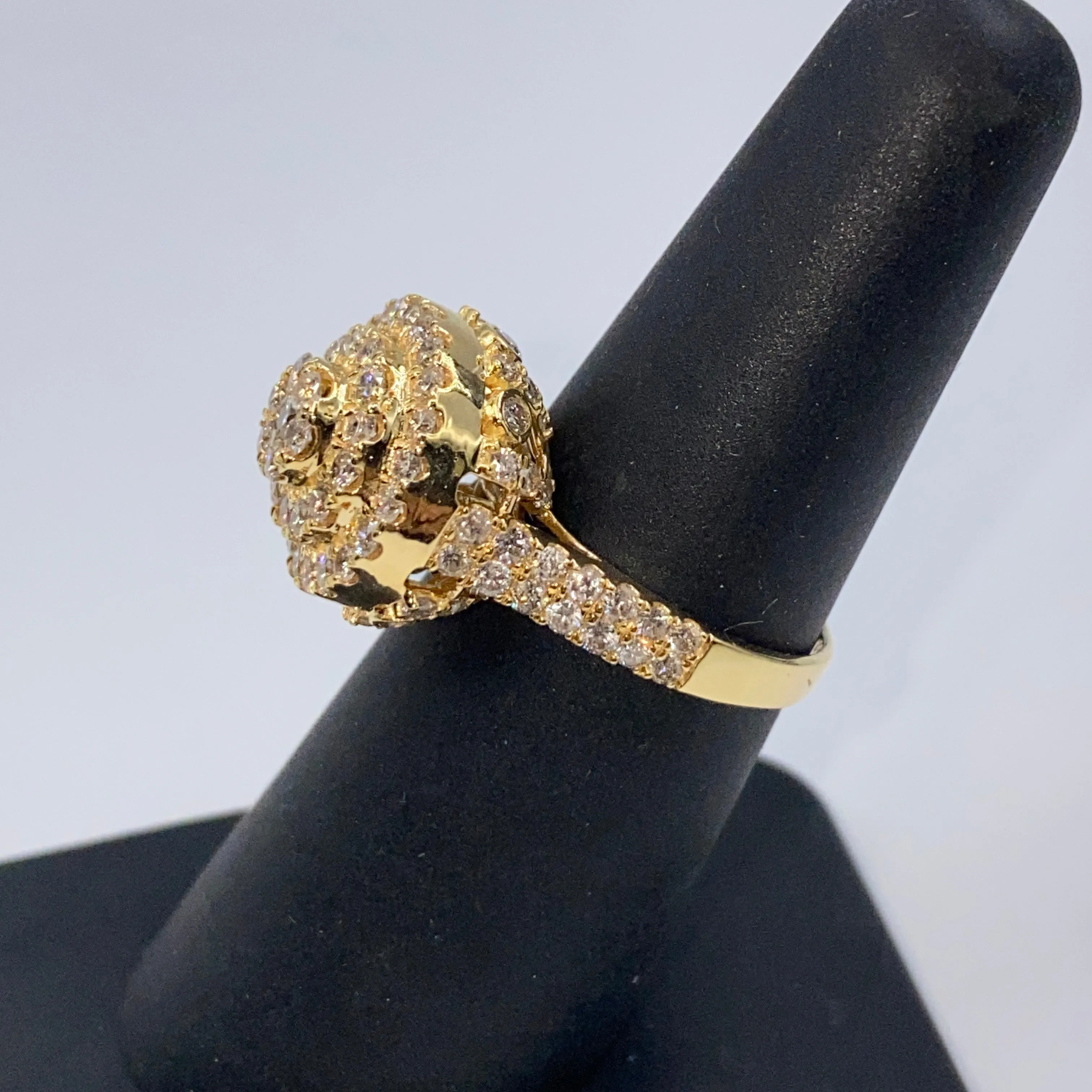 14K Heritage Cake Diamond Ring