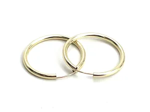 14KGF Endless Hoops, Sku#090 ENDLESS 2