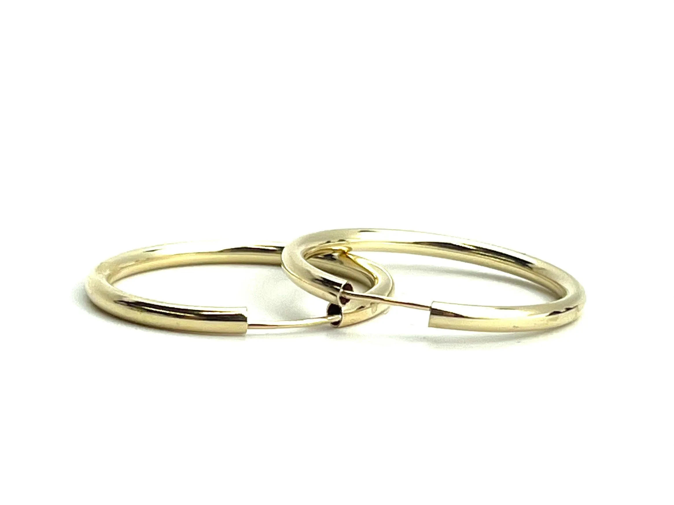 14KGF Endless Hoops, Sku#090 ENDLESS 2