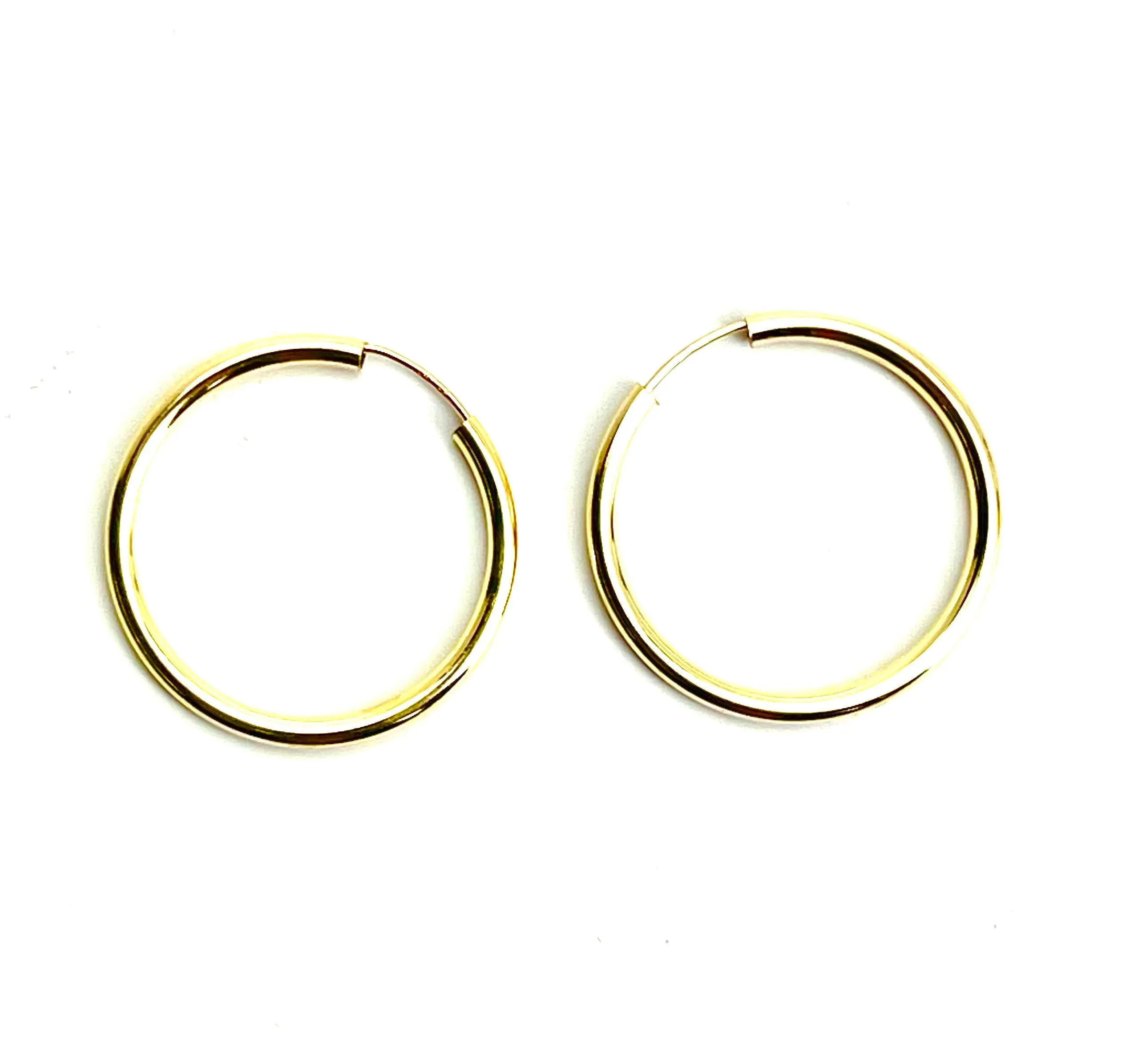 14KGF Endless Hoops, Sku#090 ENDLESS 2