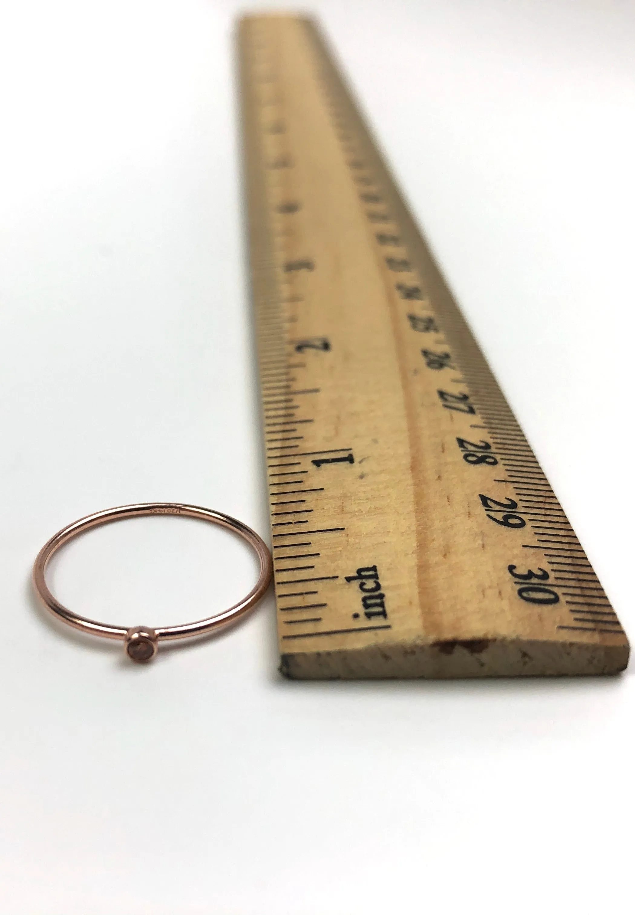 14kRGF 2mm Champagne Stacking Ring