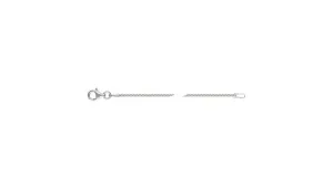 18" 1.5mm New Bead Chain, Sterling Silver. Made in USA. #501381518L