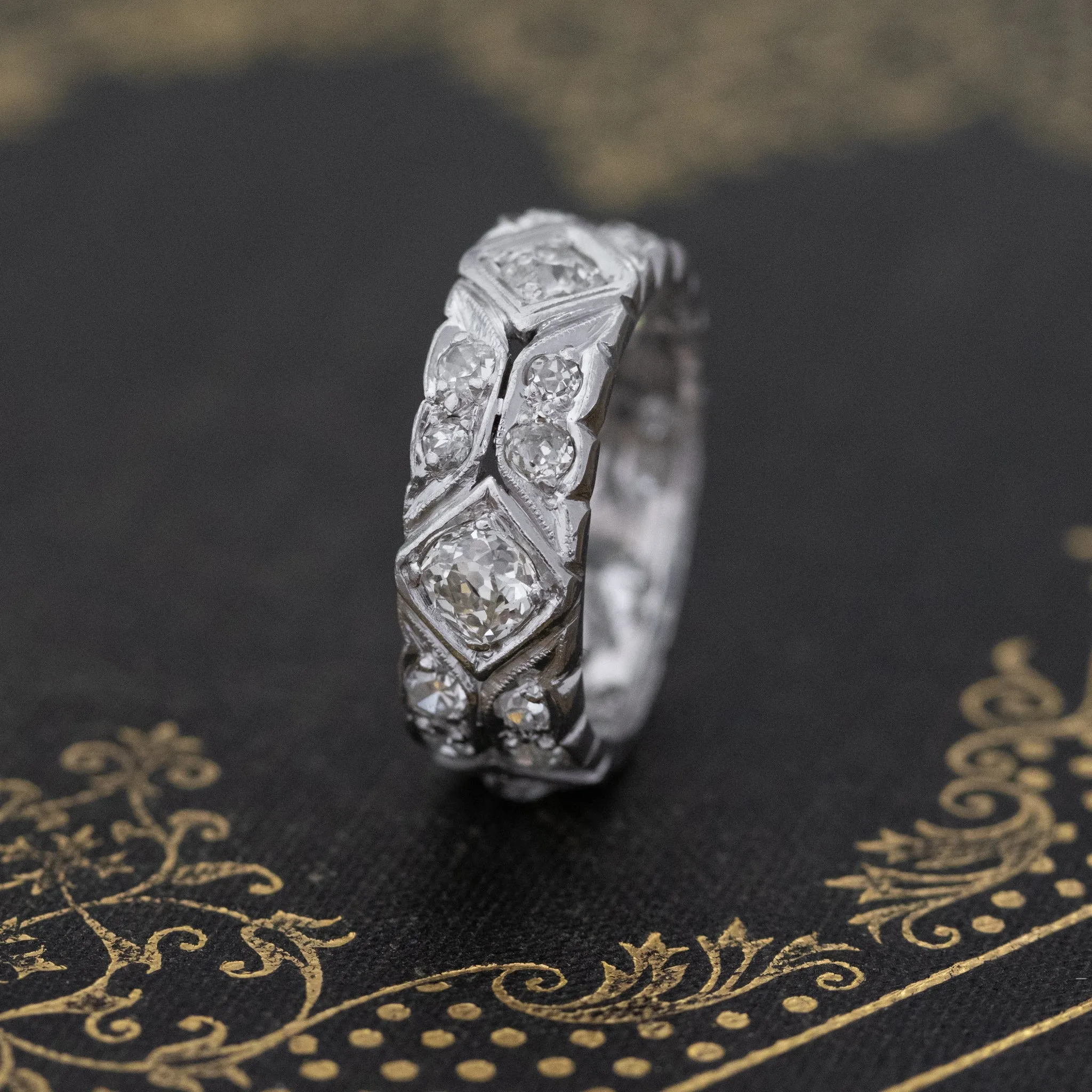 1.95ctw Diamond Platinum Eternity Band