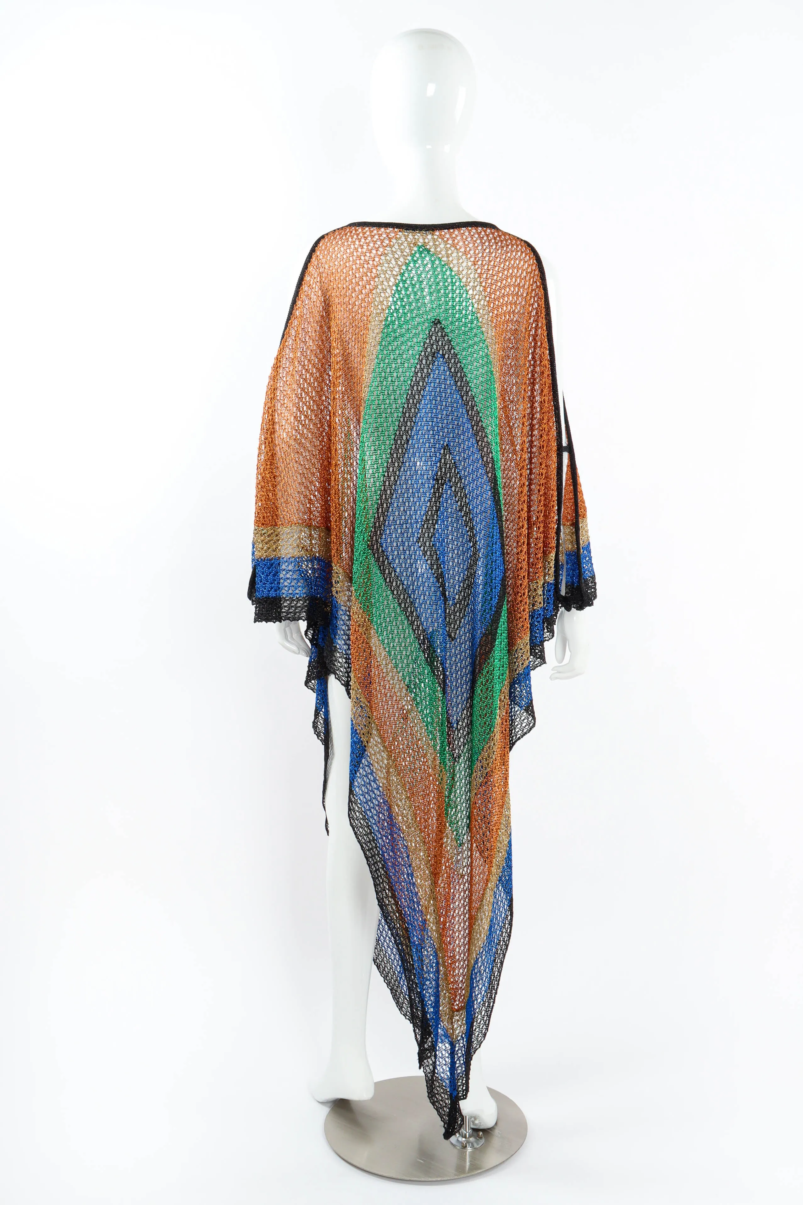 2017 S/S Tropical Fishnet Mesh Poncho