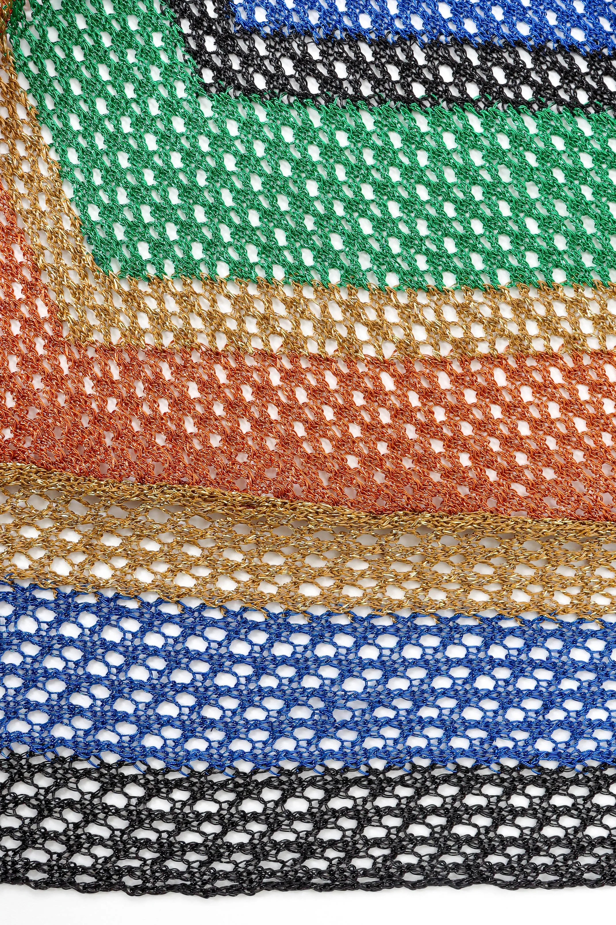 2017 S/S Tropical Fishnet Mesh Poncho
