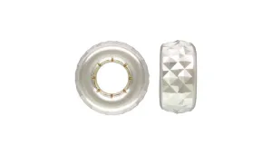3.2x1.6mm Pyramid Cut Rondelle 1.3mm Hole