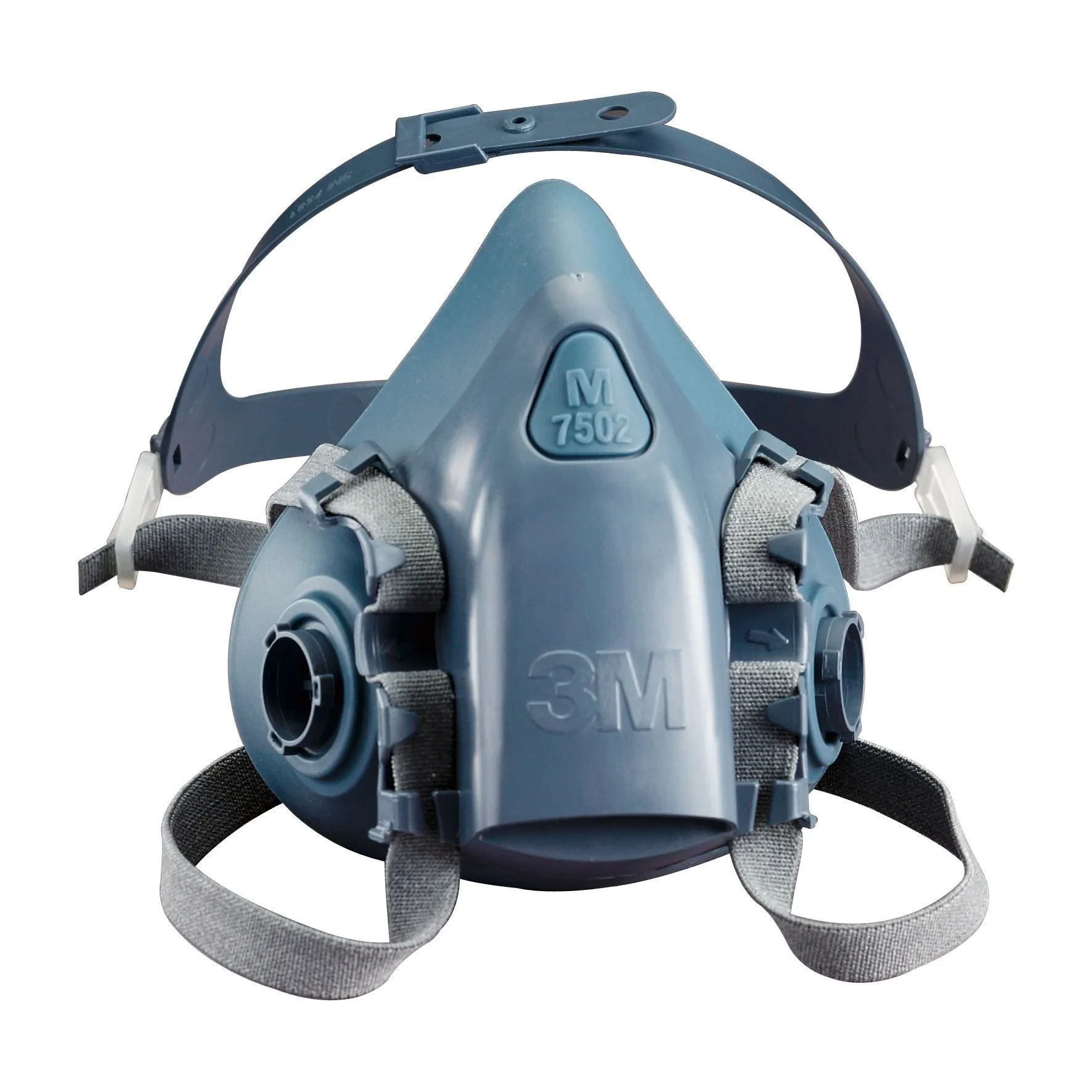 3M™ 7501 Half Mask   Small (Grey Blue) Soft silicone face piece material for comfort and durability