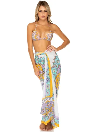 ALHAMBRA - Triangle Top & Pareo • Lavanda