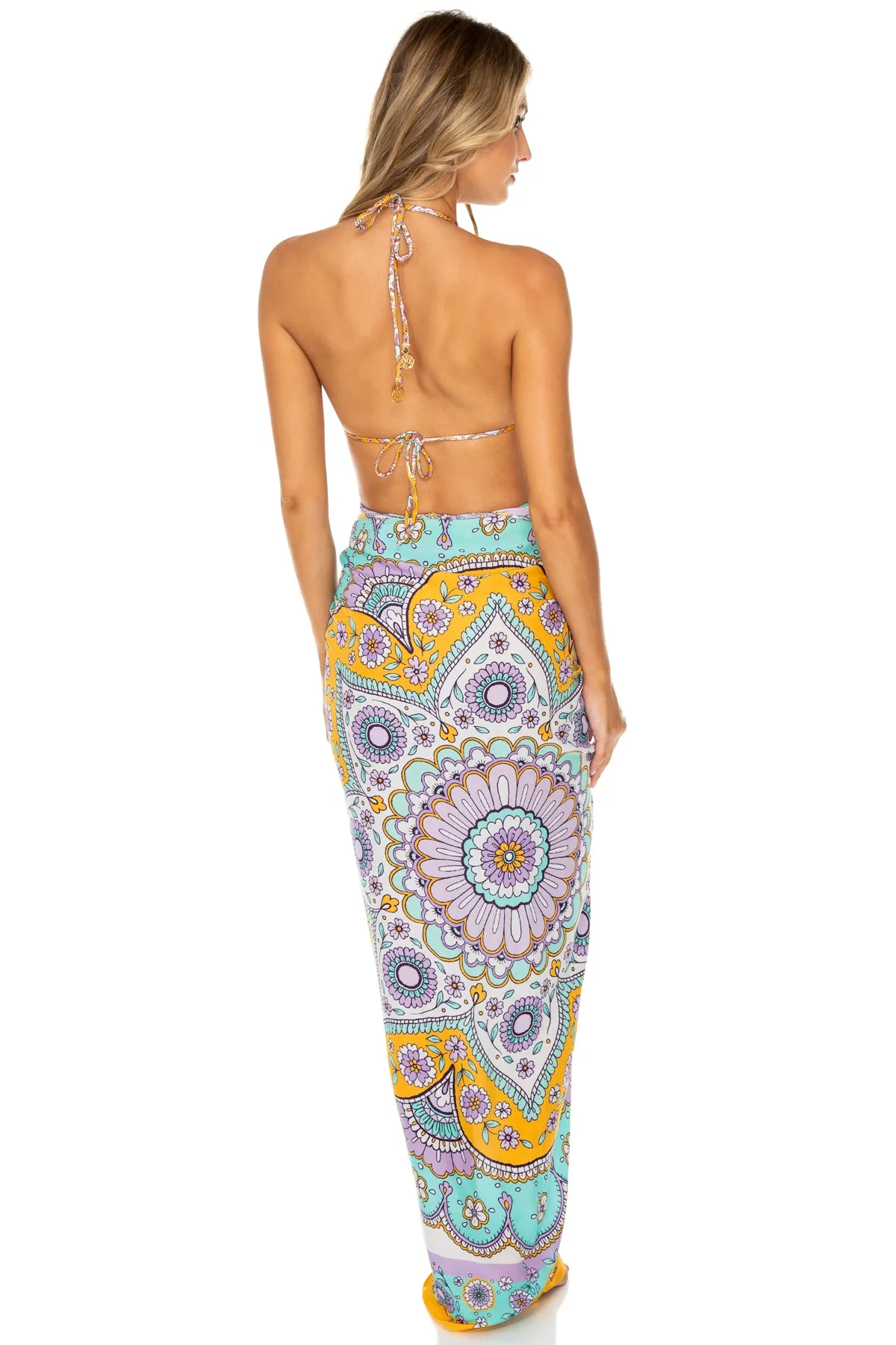 ALHAMBRA - Triangle Top & Pareo • Lavanda