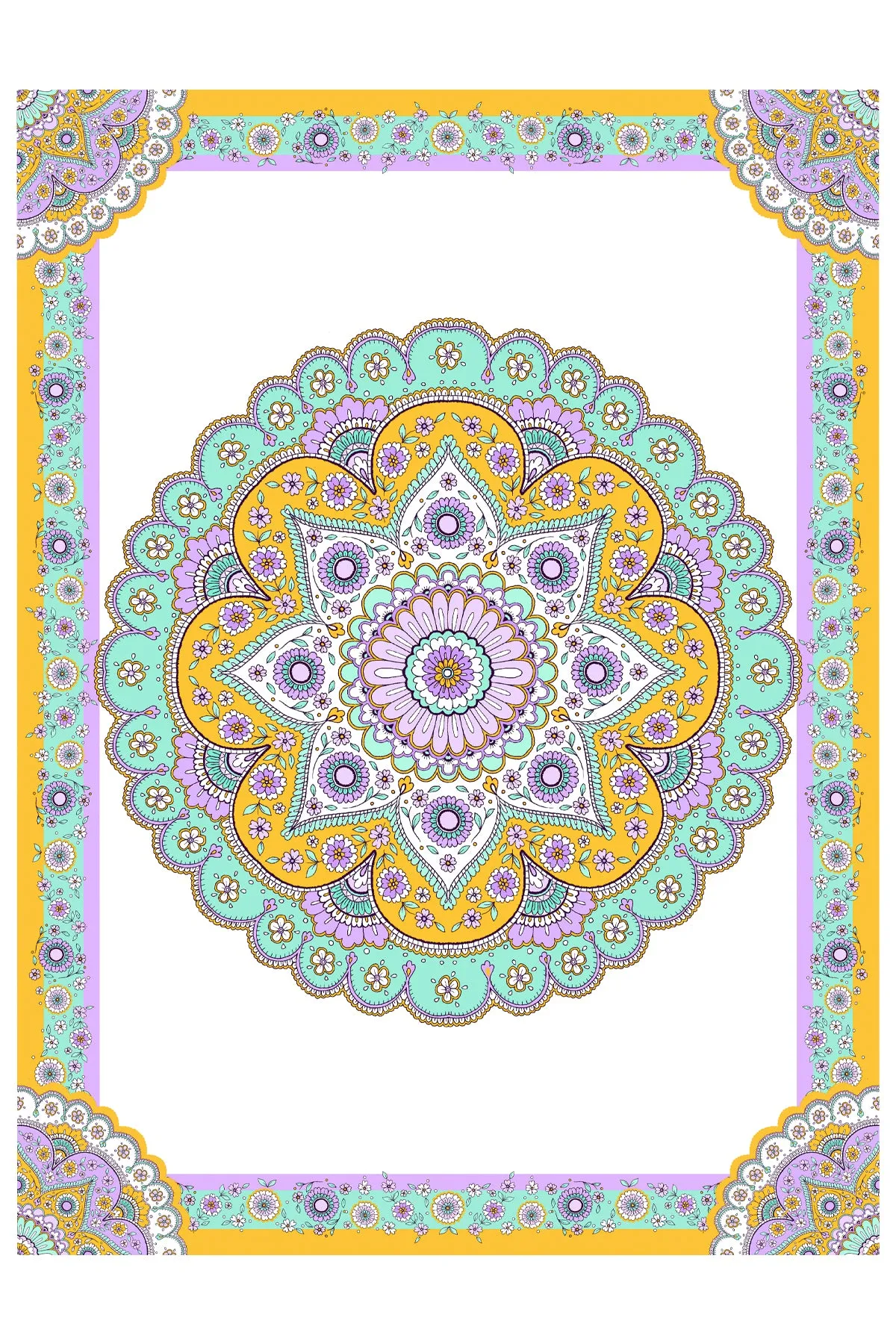 ALHAMBRA - Triangle Top & Pareo • Lavanda