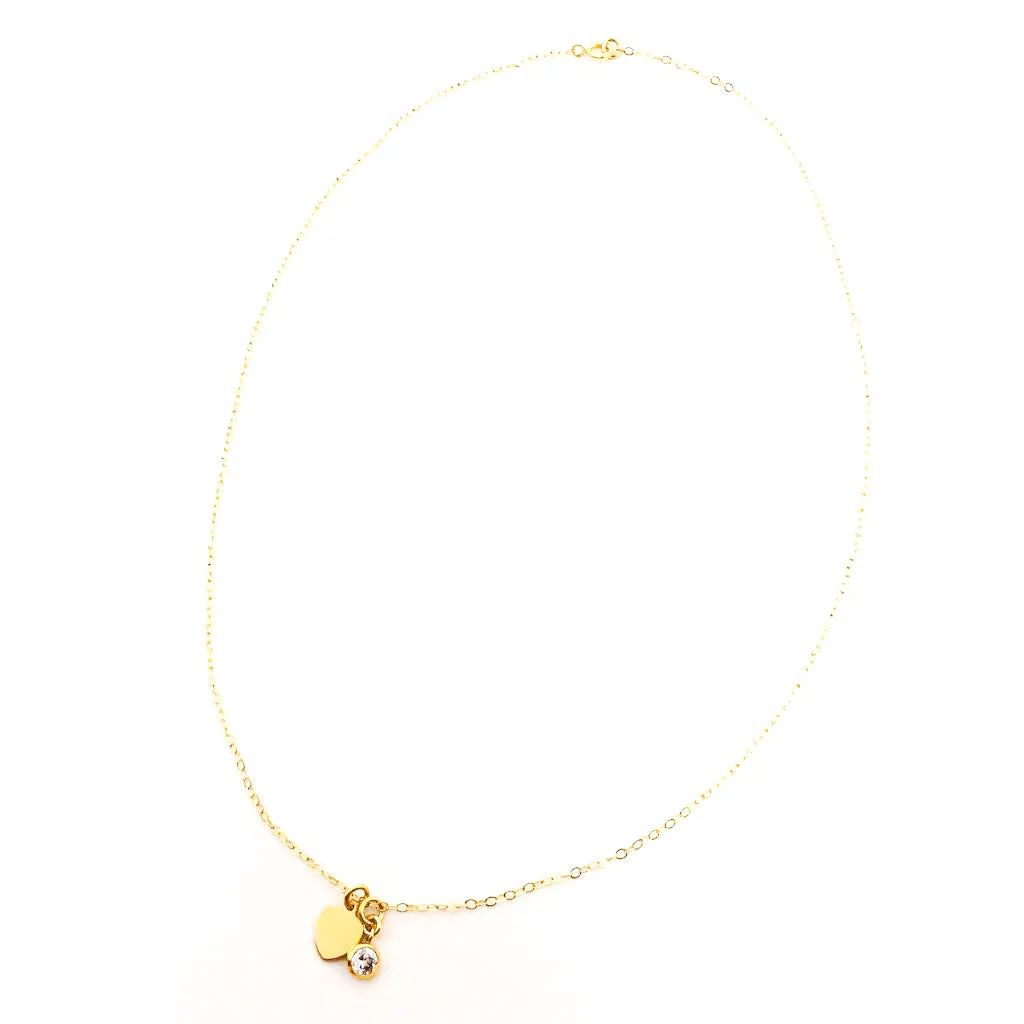 Athena Sparkling Love Necklace