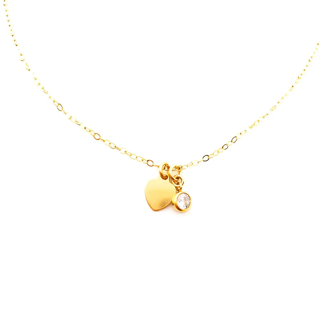 Athena Sparkling Love Necklace