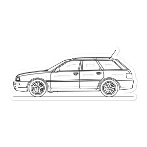 Audi 8C RS2 Avant Outline Sticker