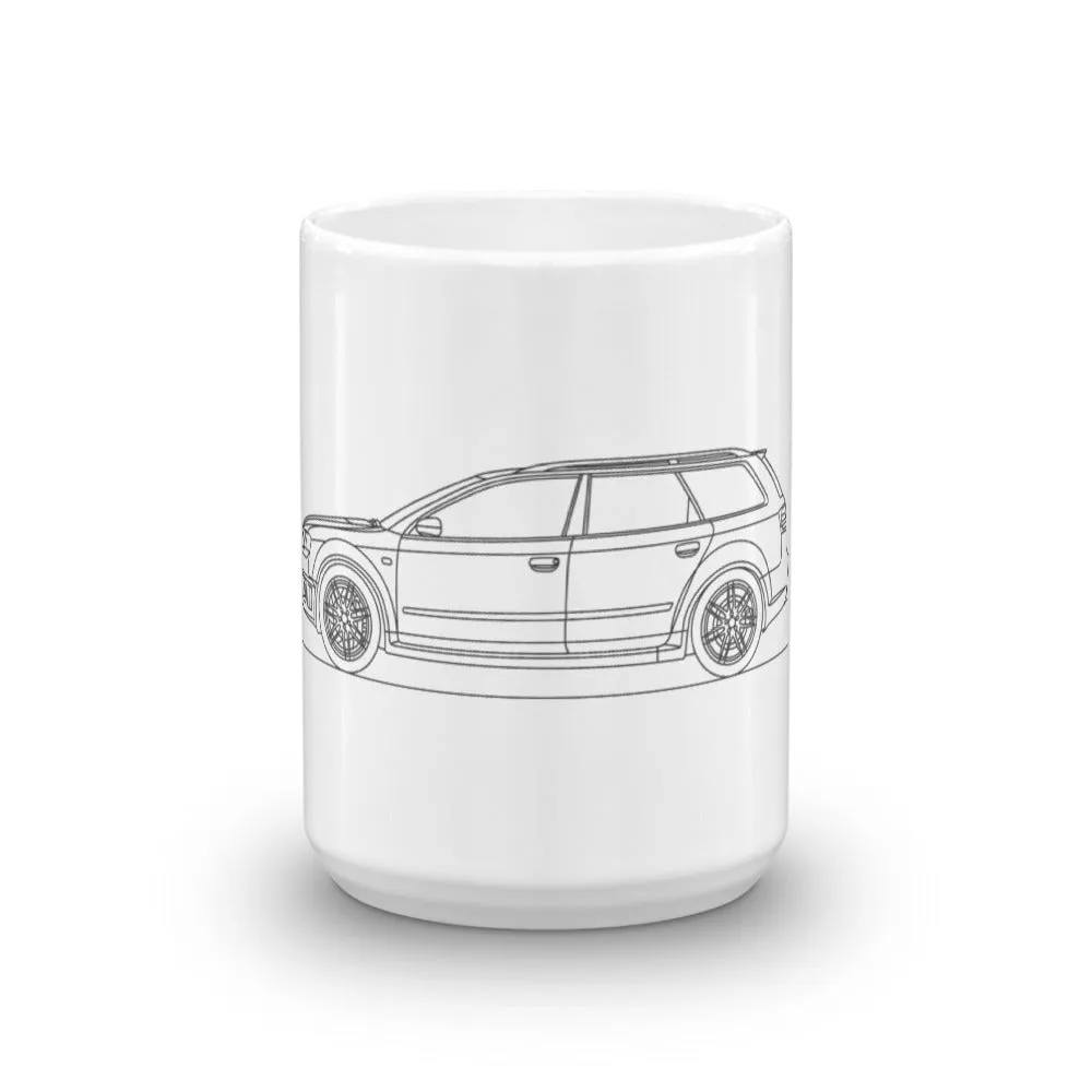 Audi B7 RS4 Avant Silhouette Mug