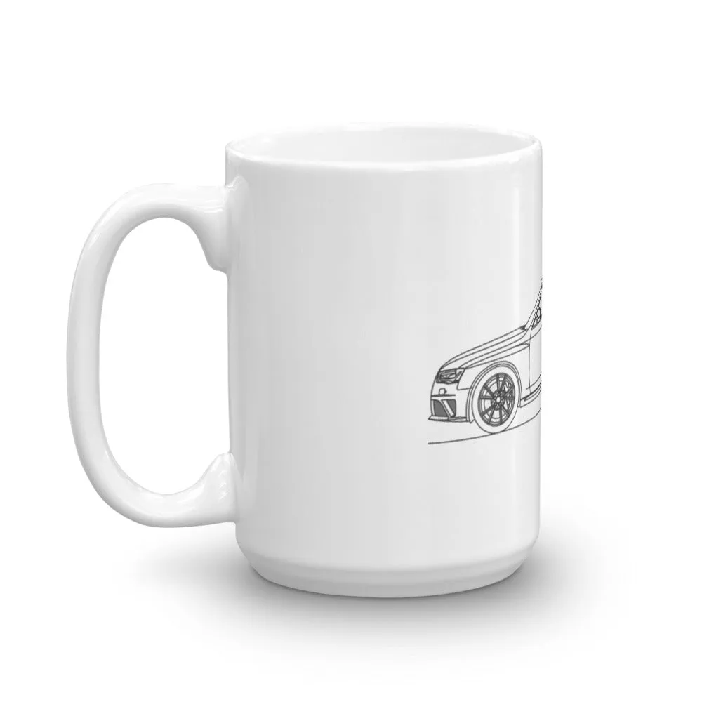 Audi B8 RS4 Avant Silhouette Mug