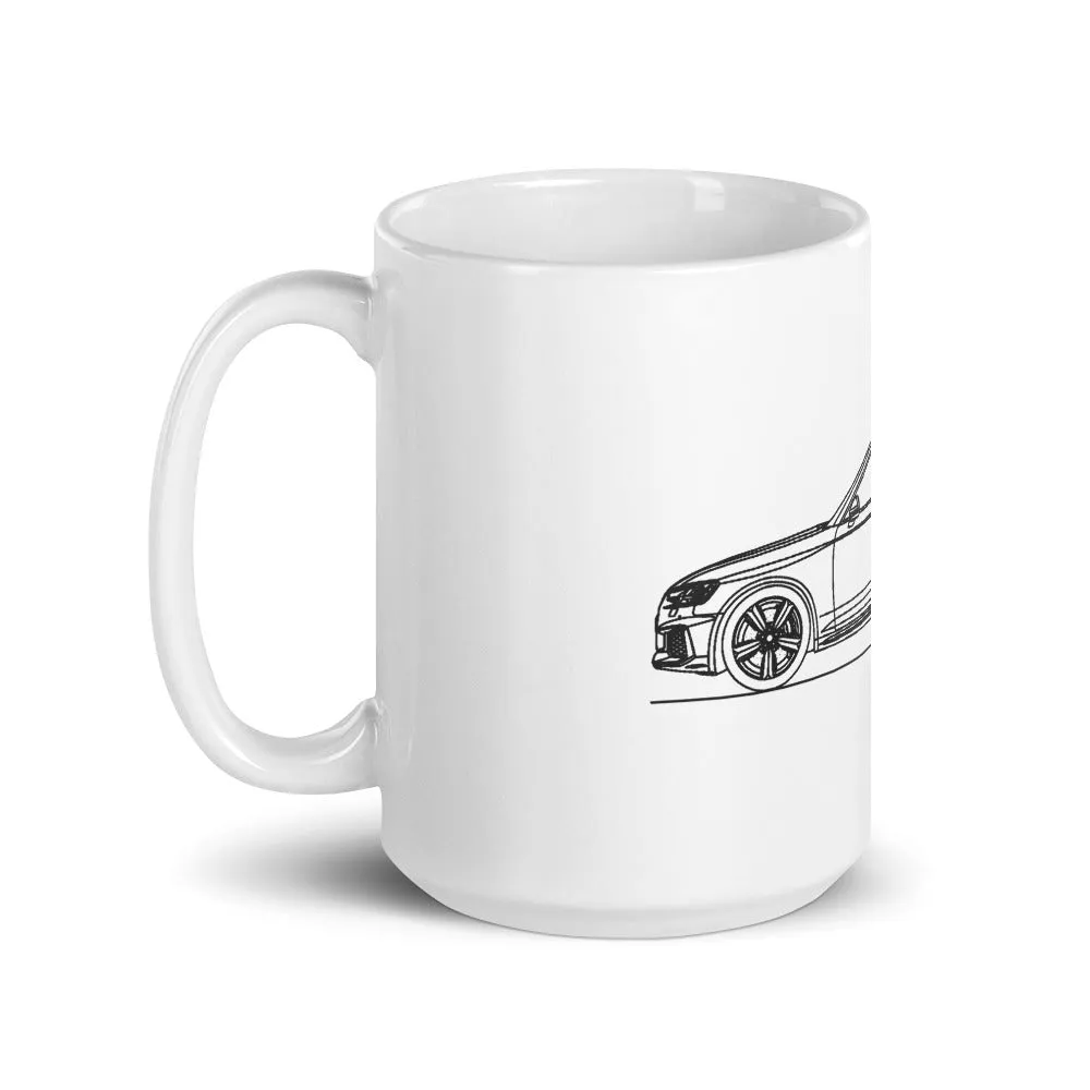 Audi B9 RS4 Avant Silhouette Mug