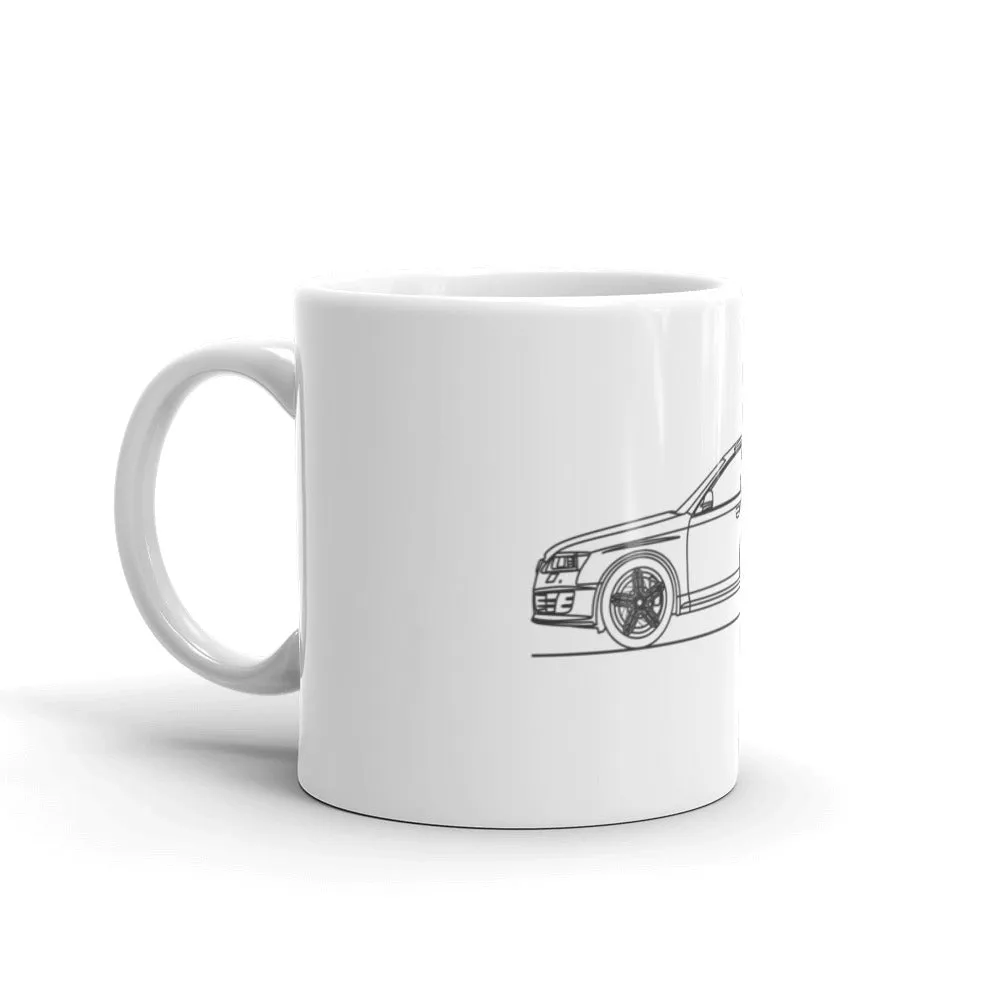 Audi C6 RS6 Avant Silhouette Mug