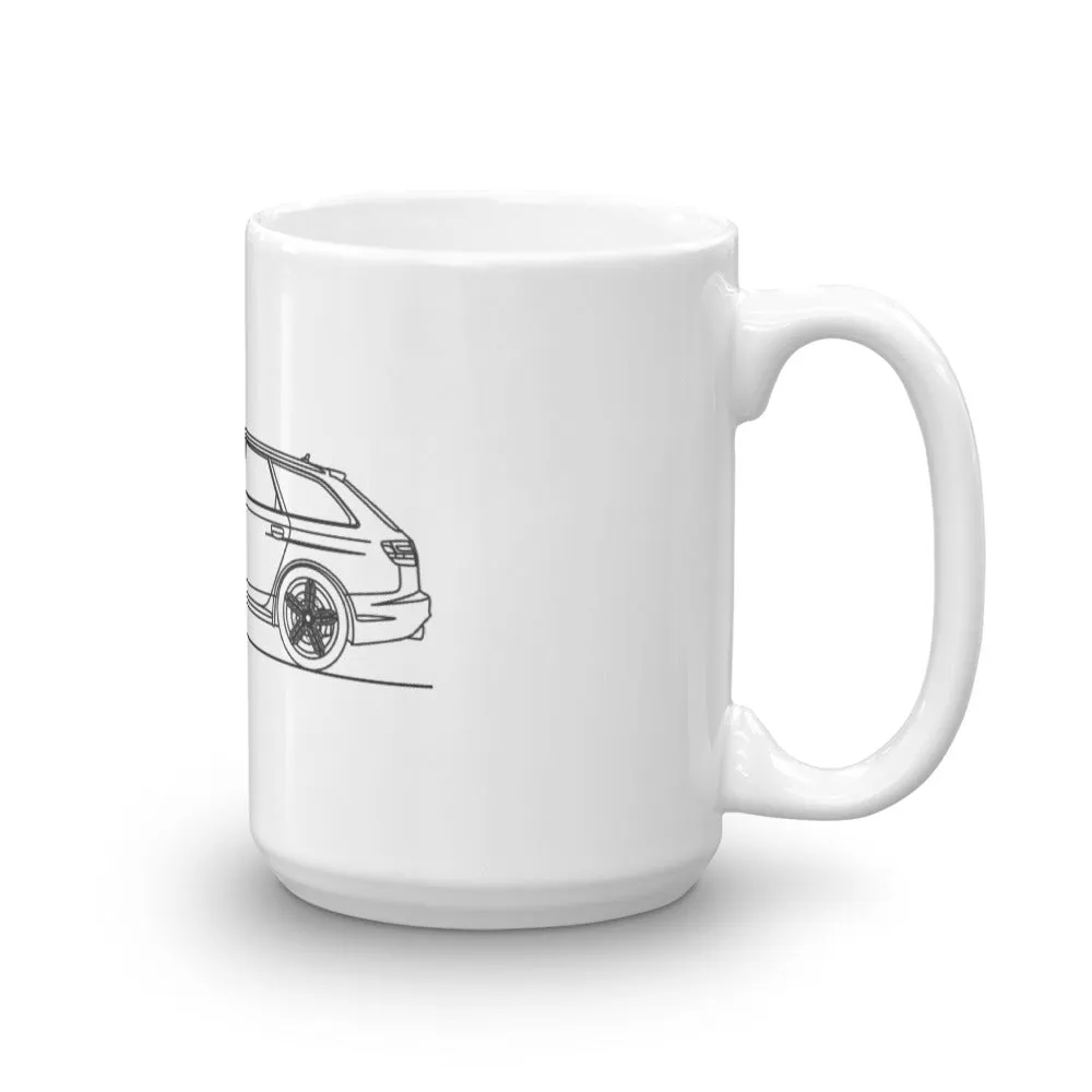 Audi C6 RS6 Avant Silhouette Mug