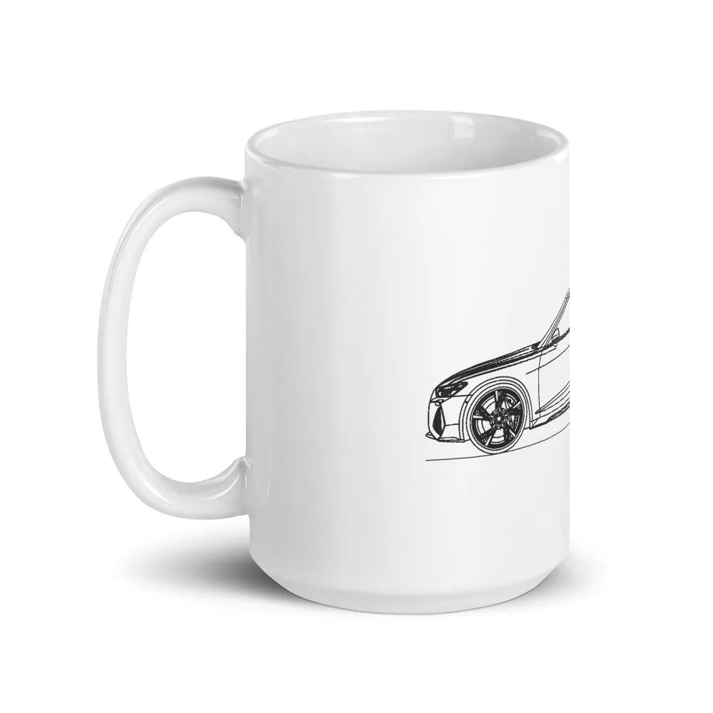 Audi C8 RS6 Avant Outline Mug