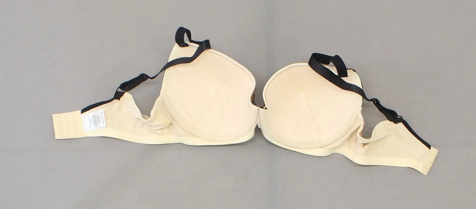 Barely Breezies Modesty Lined Fiberfill Bra With Contrast Lace. A225949