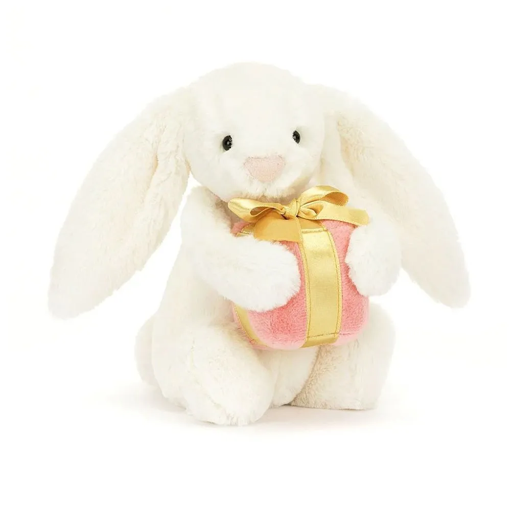 Bashful Bunny with Present by Jellycat