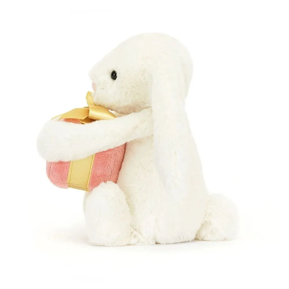 Bashful Bunny with Present by Jellycat