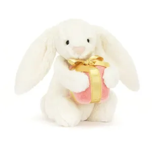 Bashful Bunny with Present by Jellycat
