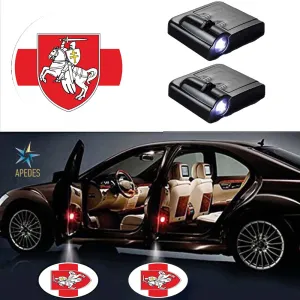 Belarus Knight Pogonya Chase Car Door LED Projector Light (Set of 2) Wireless