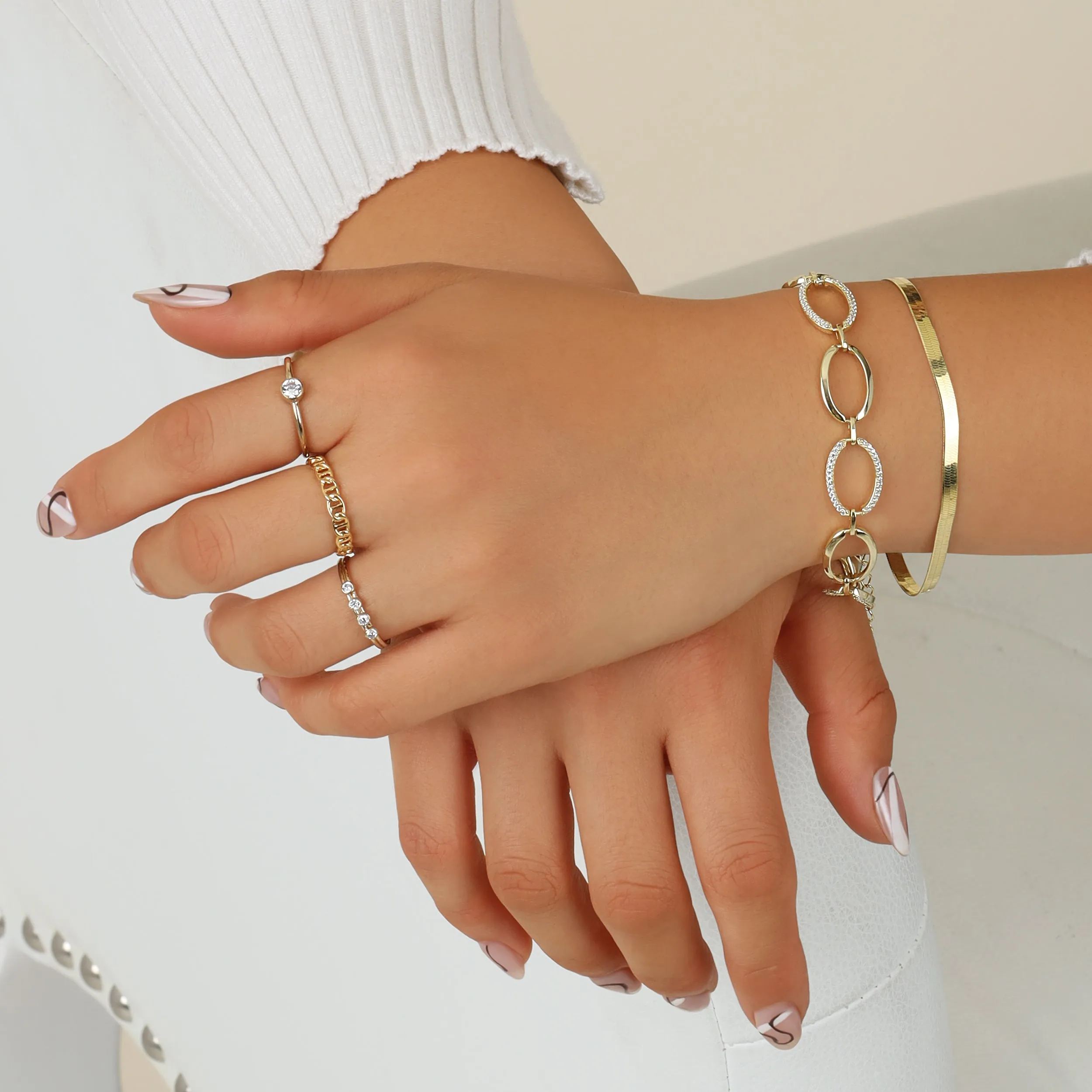 Big CZ Stone Ring
