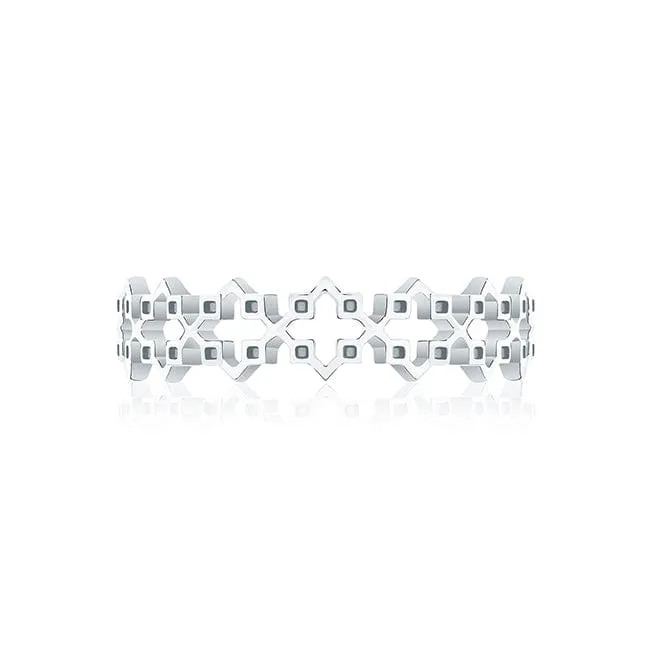 Birks Muse Sterling Silver Stack Ring