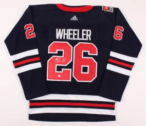 Blake Wheeler Signed Winnipeg Jets Heritage Classic Adidas NHL Jersey (PSA Holo)