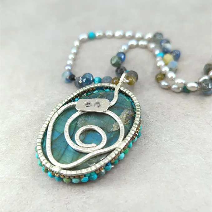 Blue Story Labradorite Necklace