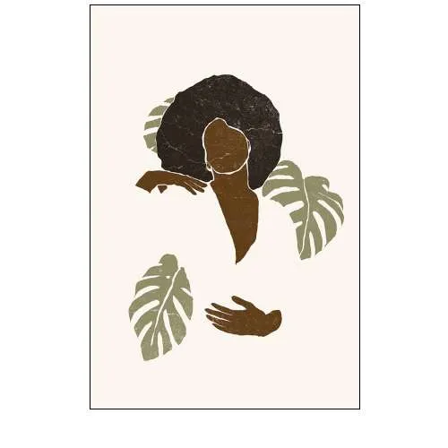 Boho Monstera Leaves II