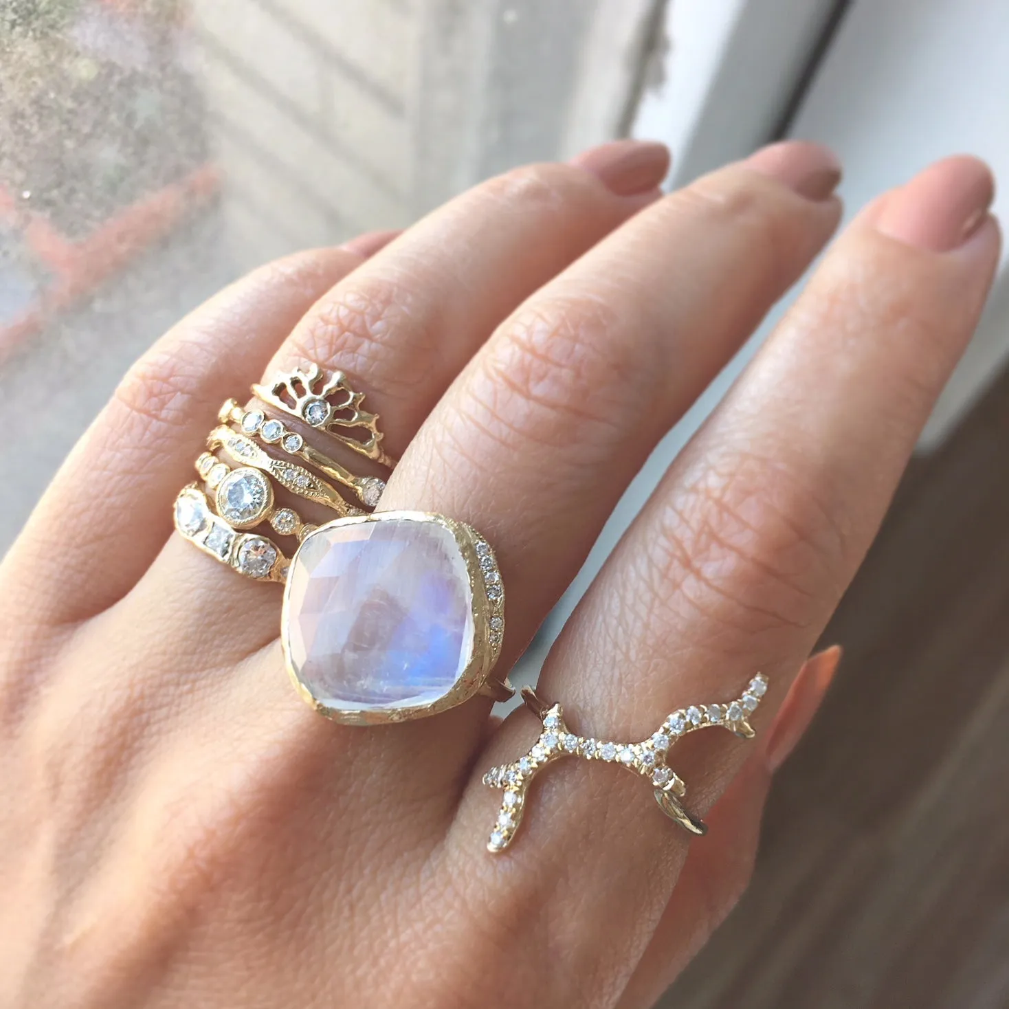 Branch Diamond Ring