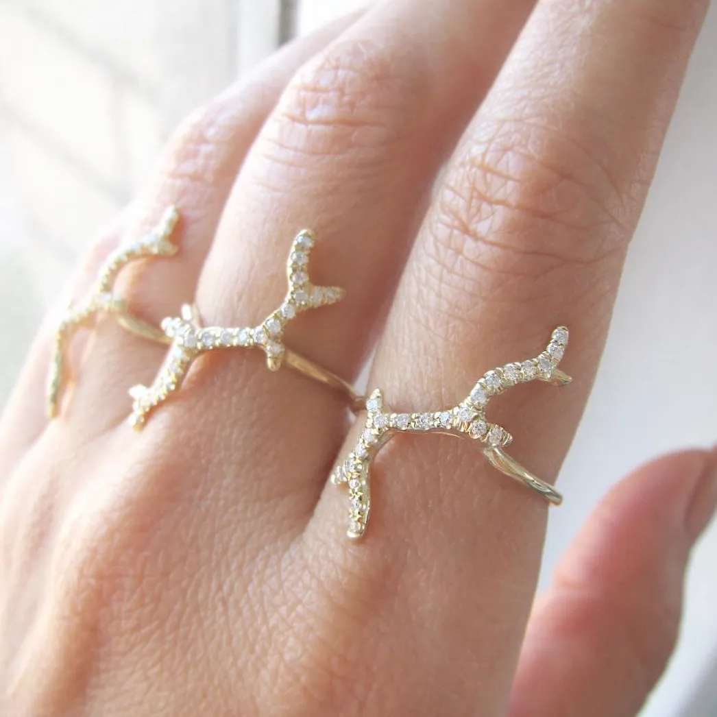 Branch Diamond Ring