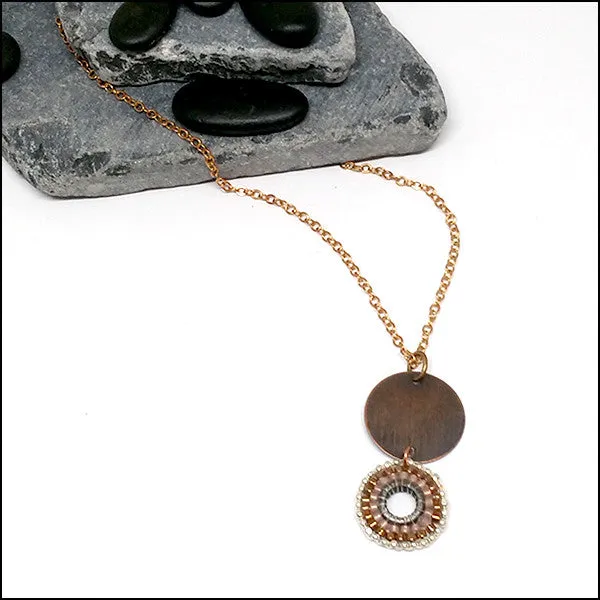 Brass Beauty Pendant