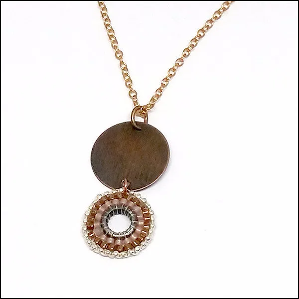 Brass Beauty Pendant