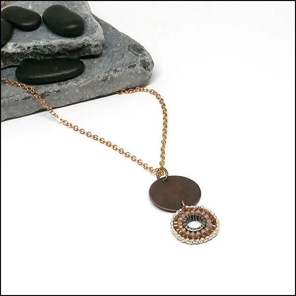 Brass Beauty Pendant