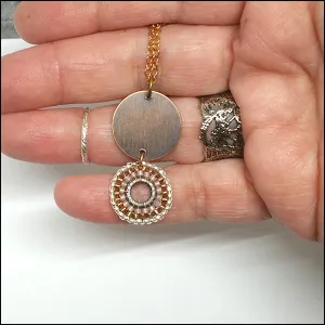 Brass Beauty Pendant