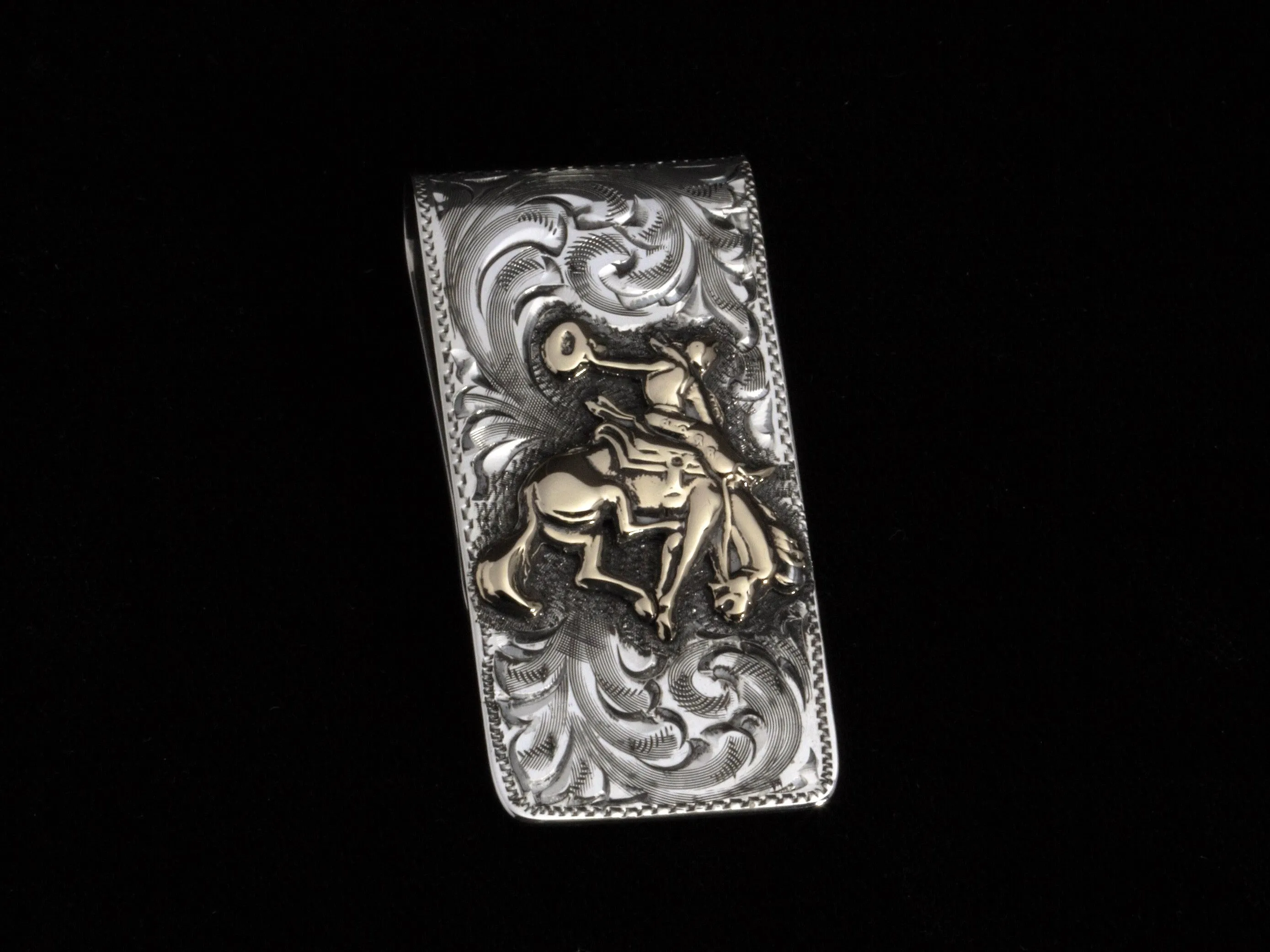 Bronc Money Clip, Two Colors