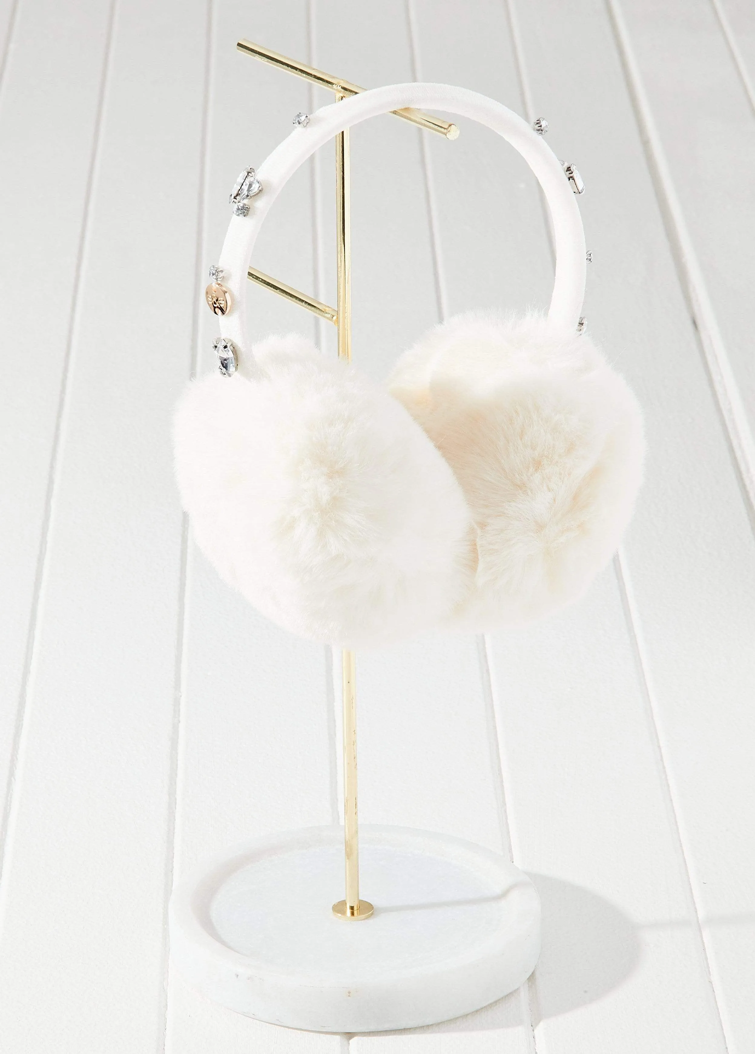 BUTTERCREAM FAUX FUR EARMUFFS
