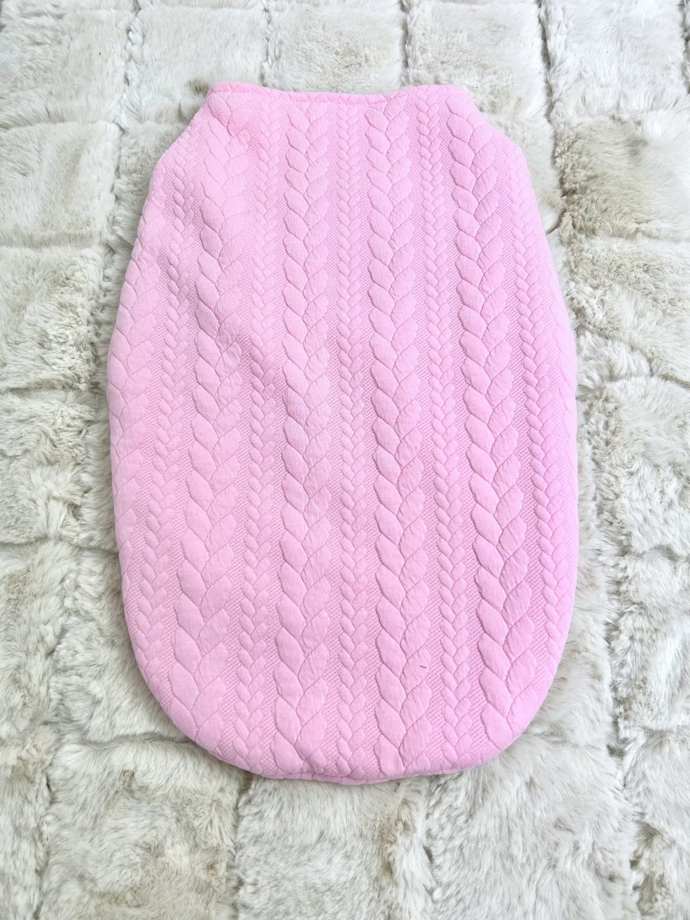 Cable Knit Baby Swaddle Wrap - 3 Colours