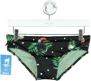 Carioca Black Toucan Print Bikini Bottoms UK S