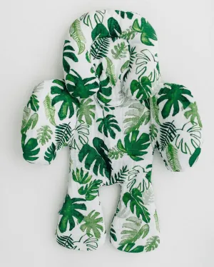 Cotton Muslin Body Support - Tropical Leaf