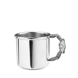Crab Handle Baby Cup 5 oz. in Pewter