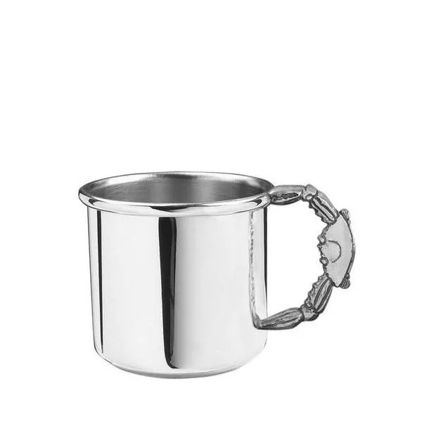Crab Handle Baby Cup 5 oz. in Pewter